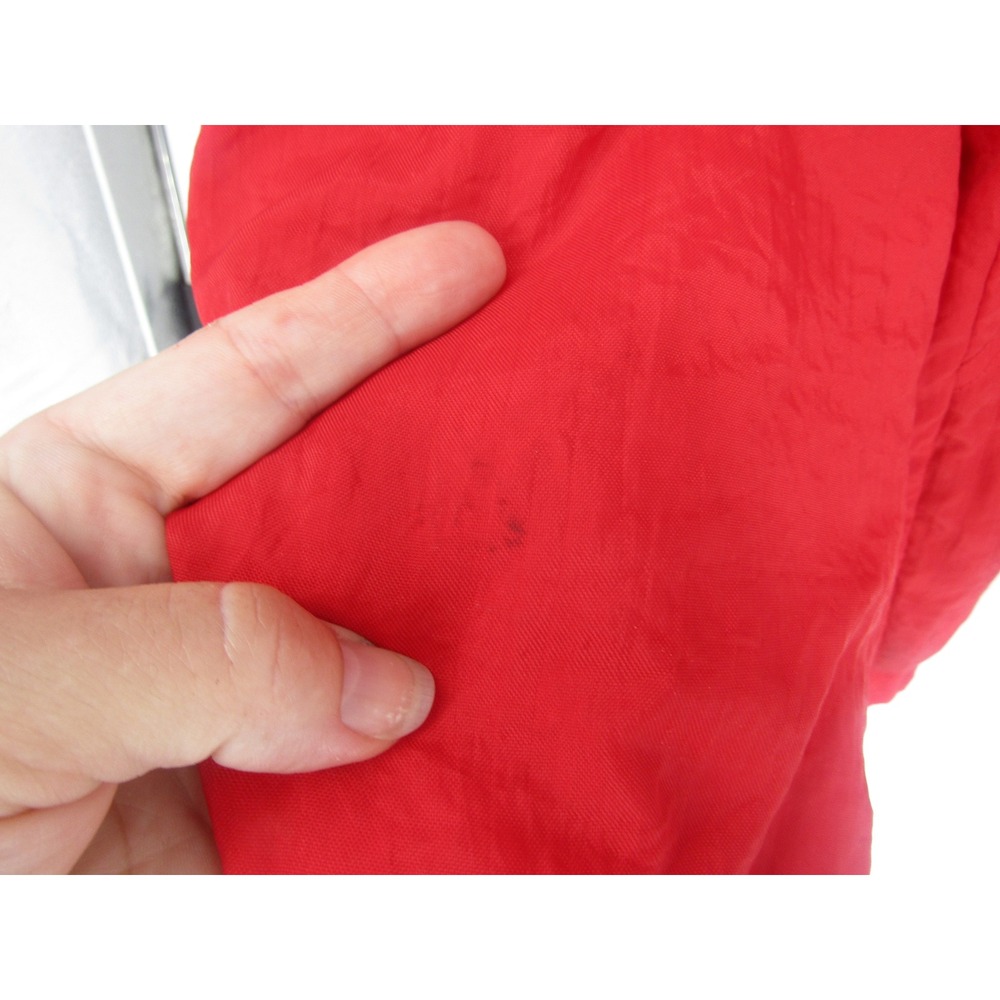 Starter Chicago Bulls Jacket Large Red Vintage 90s NBA Anorak Gorpcore Hip Hop - Picture 10 of 16